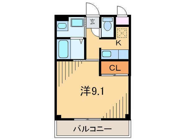 クライスコ－トの物件間取画像